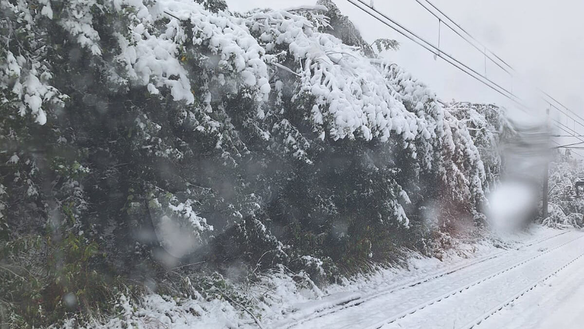 Schneefall am Tauern