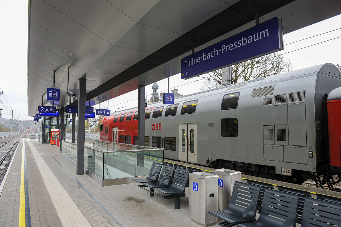 Bahnhof Tullnerbach-Pressbaum erstrahlt in neuem Glanz