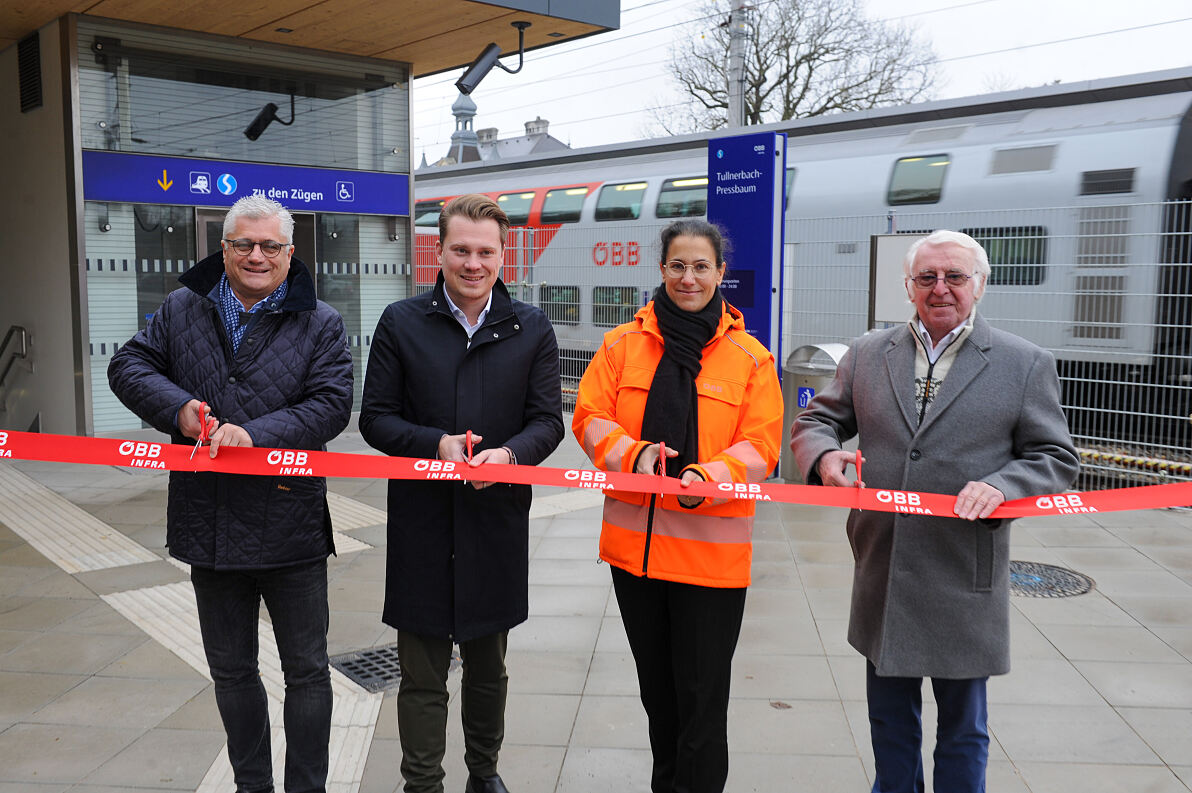 Bahnhof Tullnerbach-Pressbaum erstrahlt in neuem Glanz