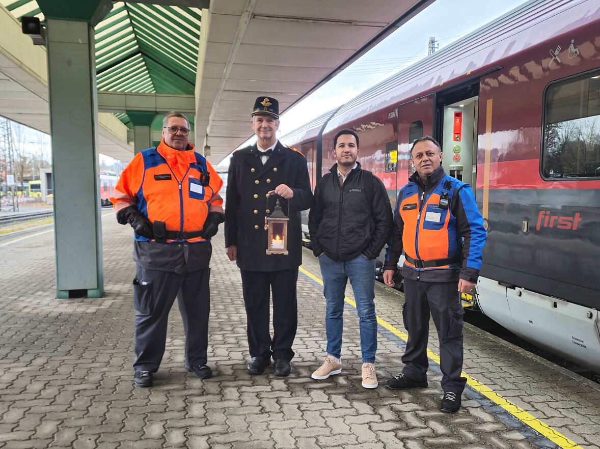 Ankunft des Friedenslichtes in Bregenz