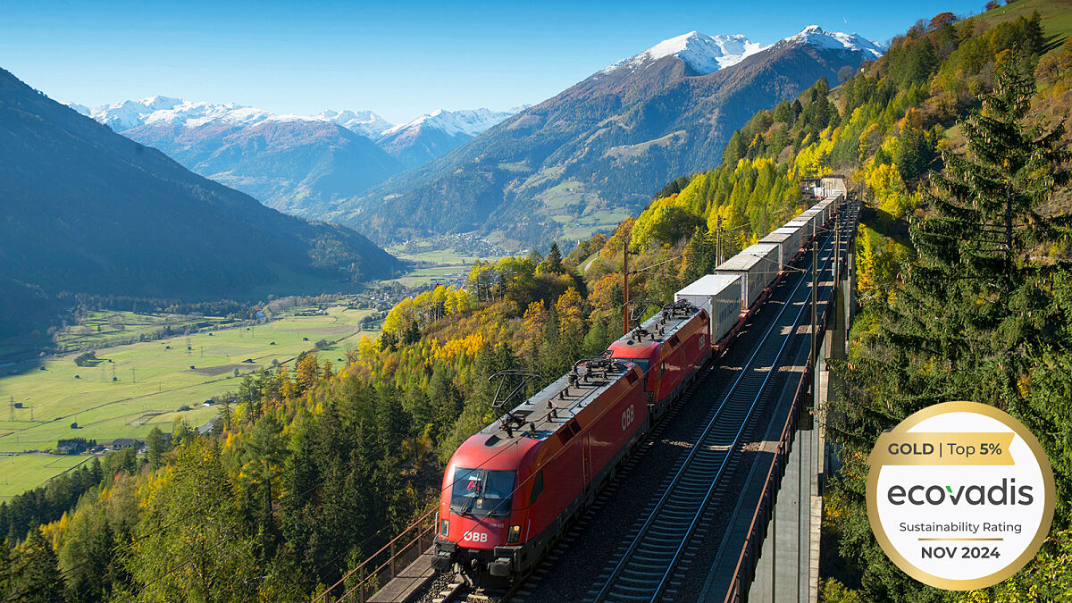 Zug in Landschaft