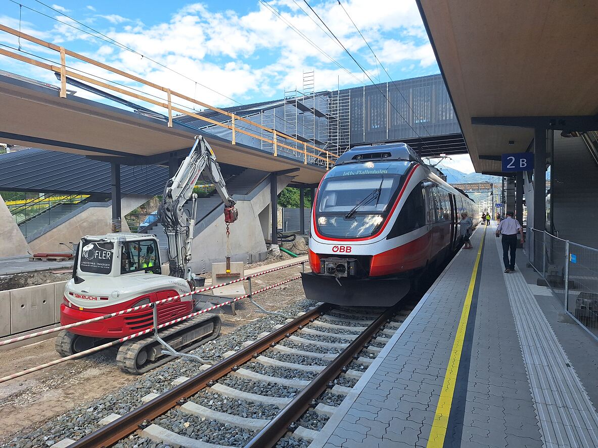 Neuer Bahnhof Fritzens-Wattens