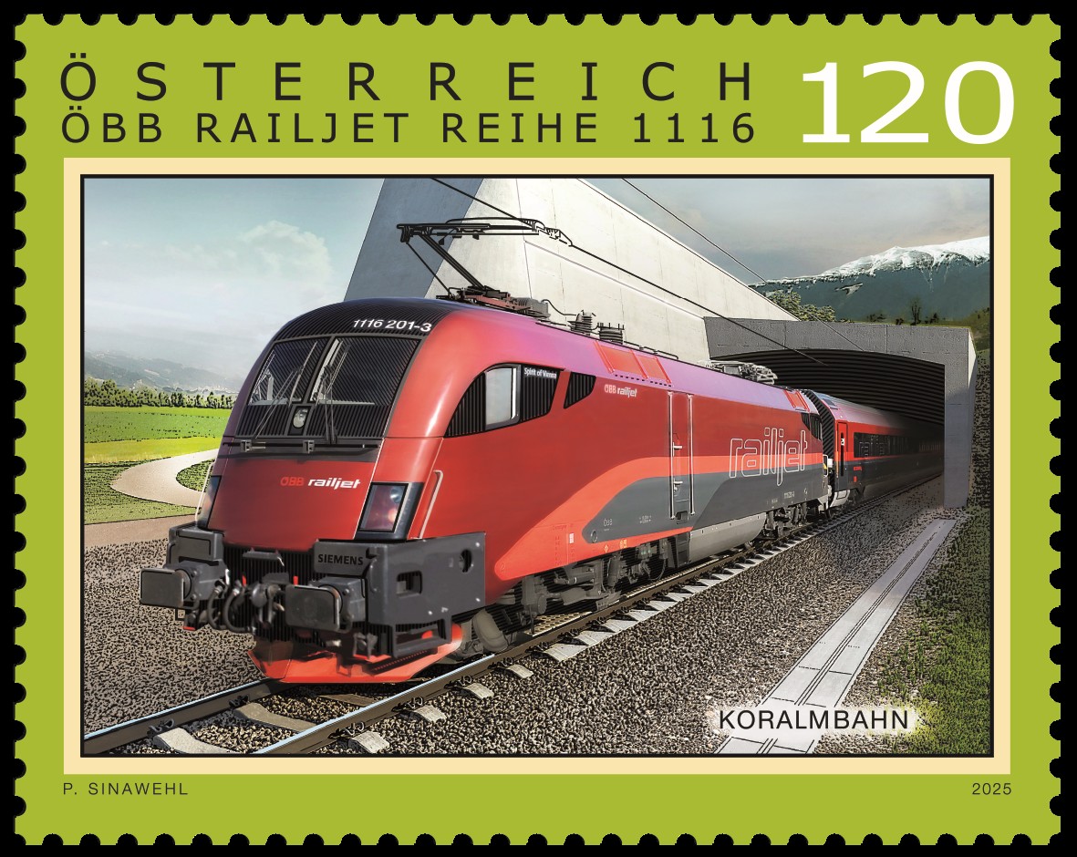 Sonderbriefmarke Koralmbahn