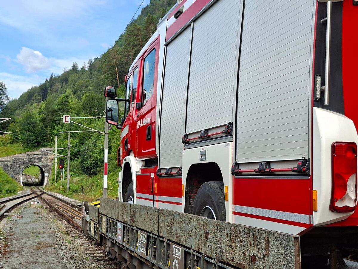 Einsatzübung Martinswandtunnel