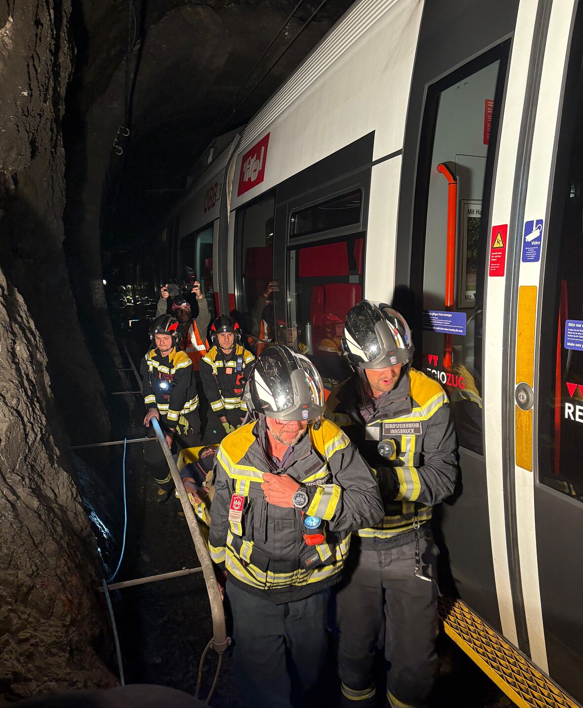Einsatzübung Martinswandtunnel