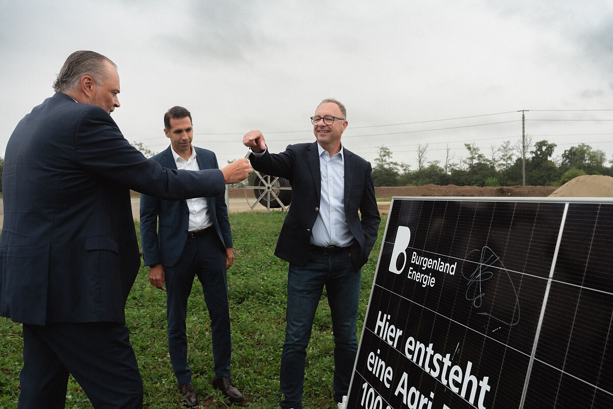 Baustart Agri-PV-Anlage Donnerskirchen