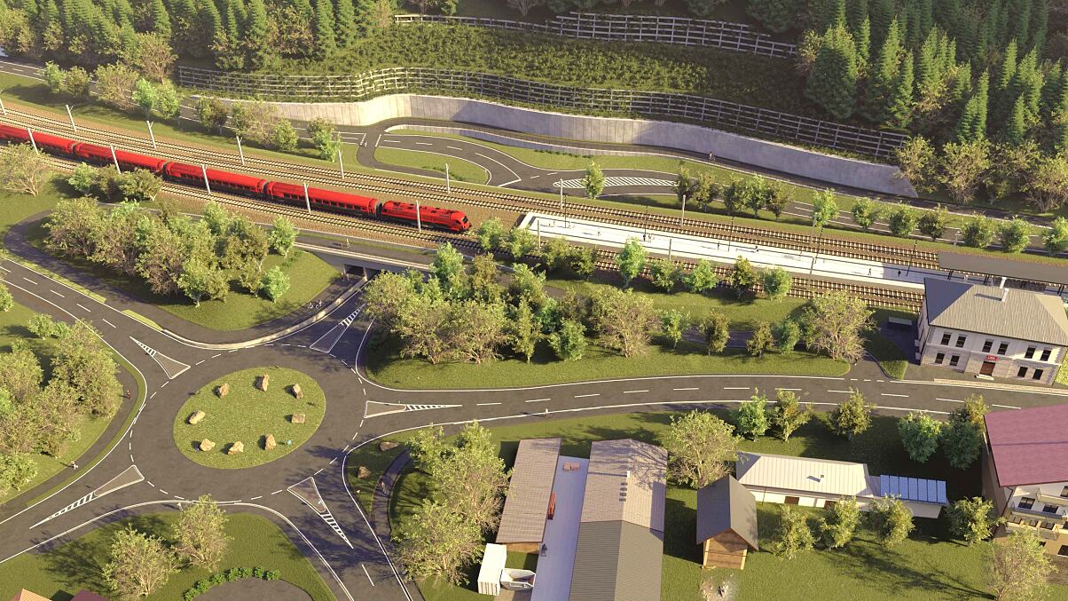 Visualisierung Unterführung Föderlach