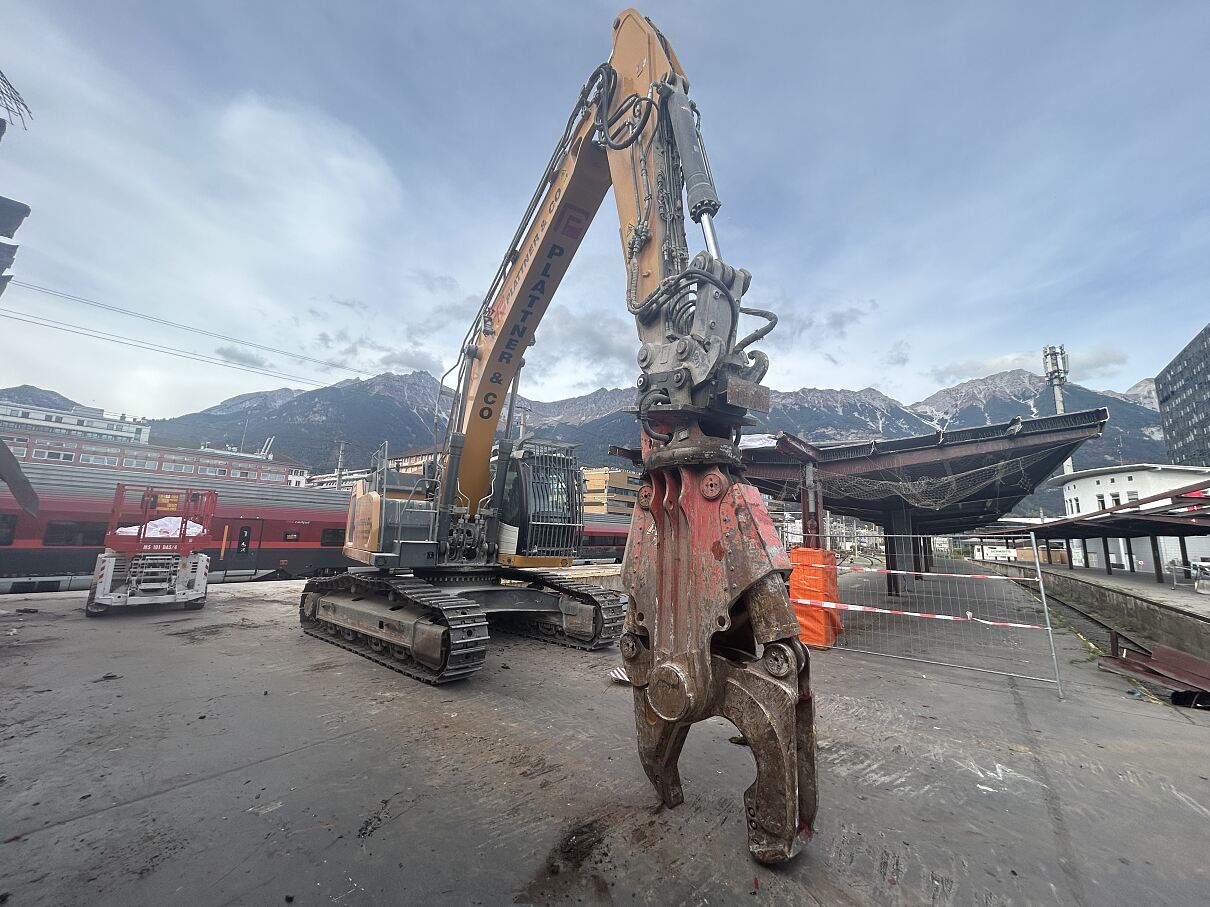 Die ersten Arbeiten für den neuen Hbf Innsbruck