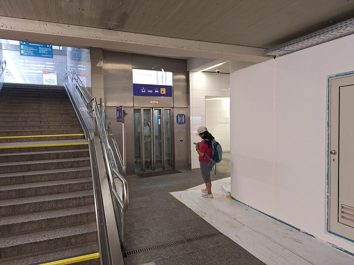 Aufzug am Bahnhof Bludenz