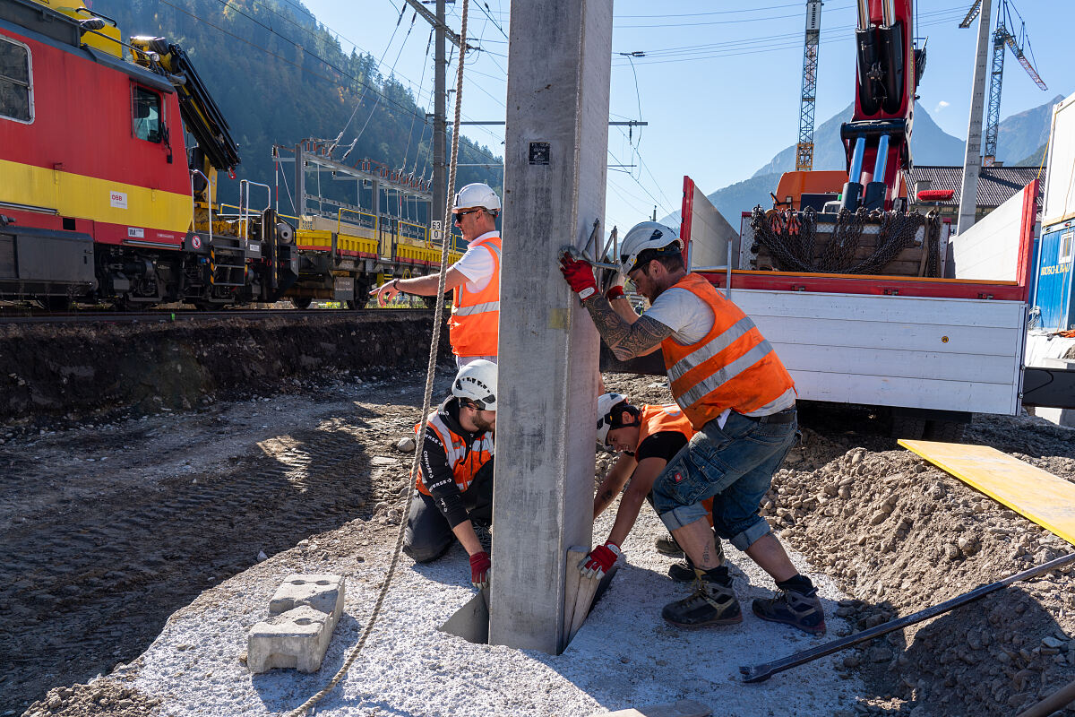 Arbeiten Arlbergstrecke