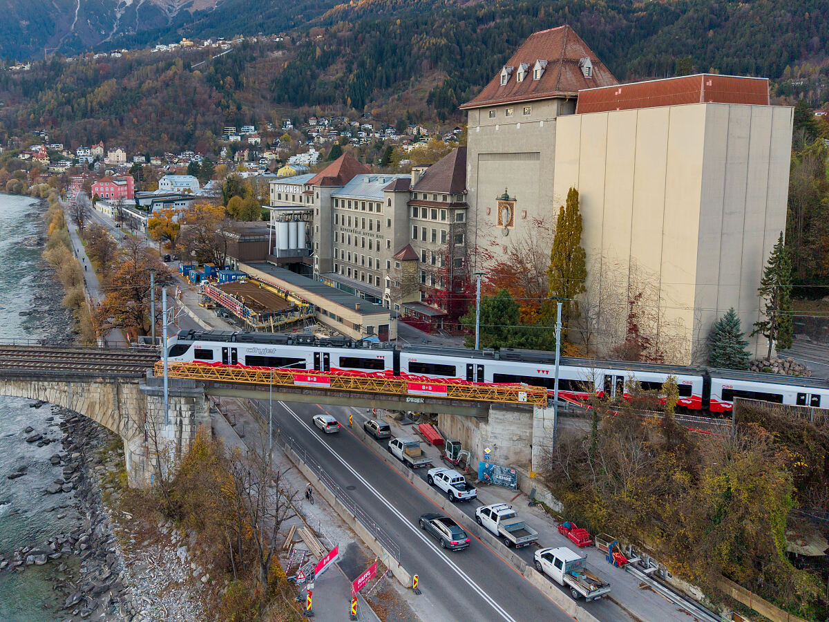 Baustelle Rauchmühlbrücke