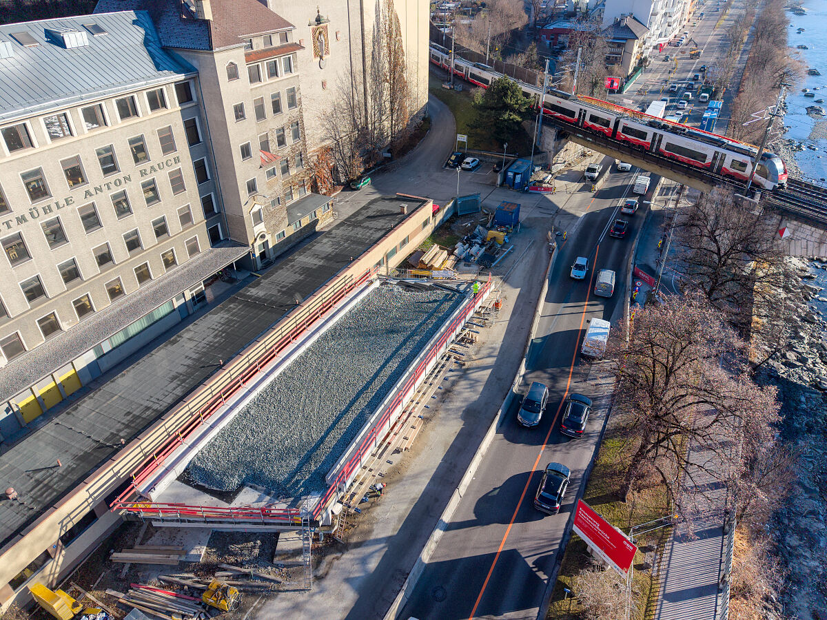 Neubau Rauchmühlbrücke Innsbruck