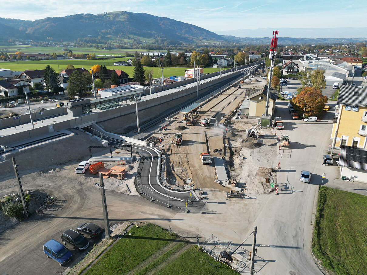 Baustelle Bahnhof Micheldorf
