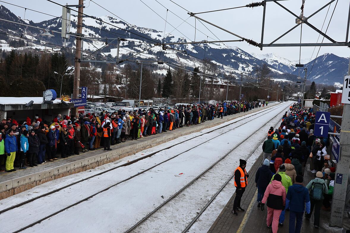 Kitzbühel-Hahnenkamm, Hauptbahnhof des alpinen Skirennsports