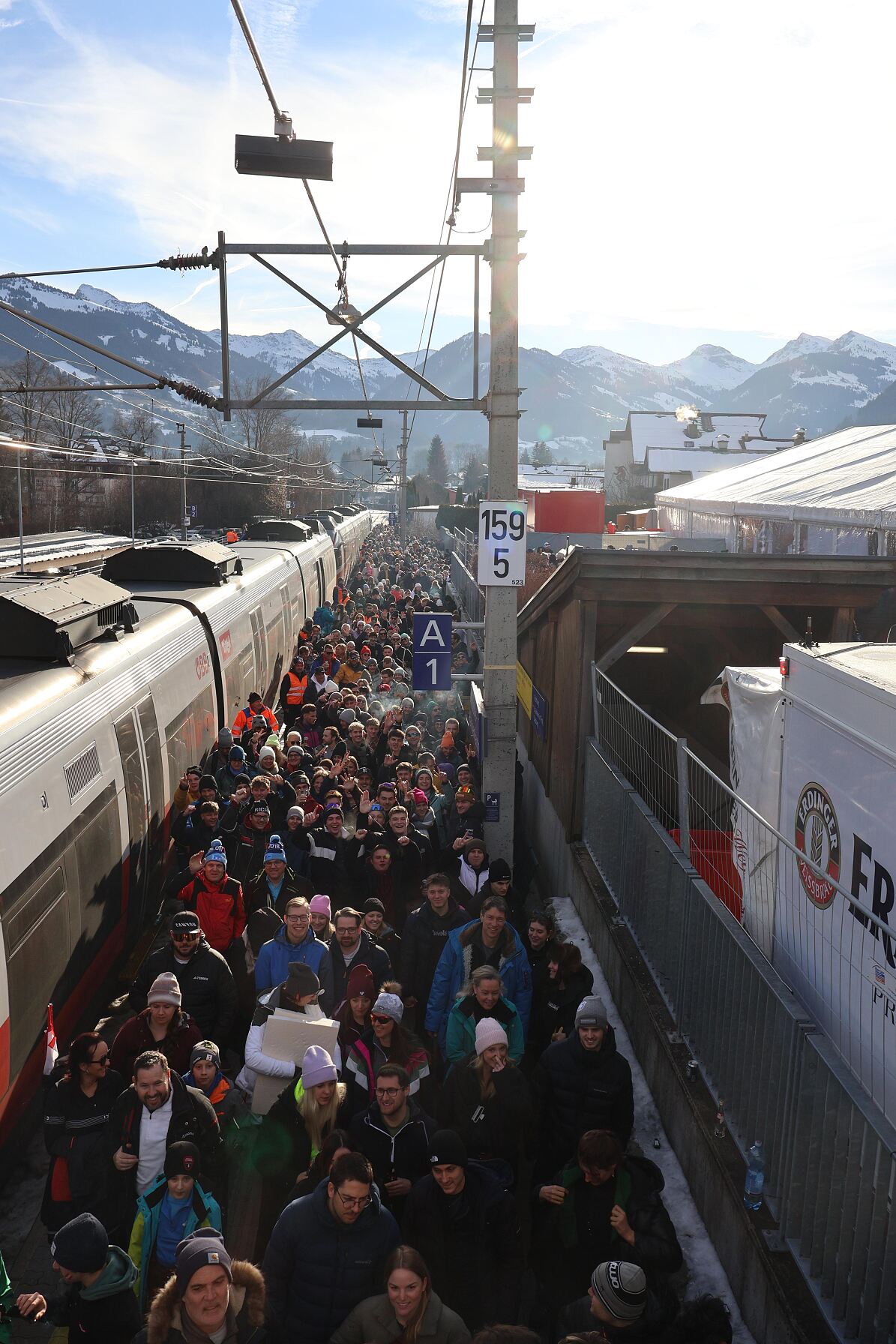 Kitzbühel-Hahnenkamm, Hauptbahnhof des alpinen Skirennsports
